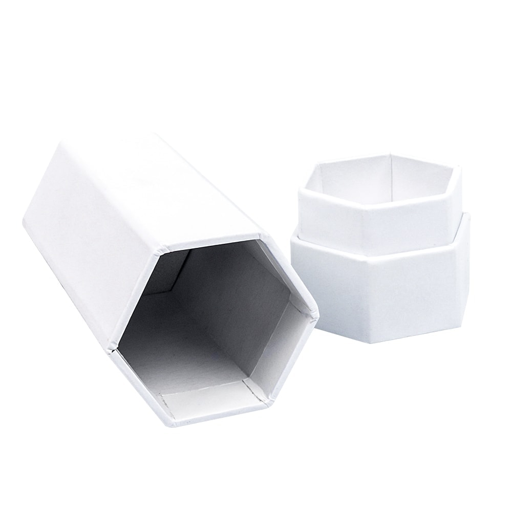 Hexagon Shaped Paperboard Cylinder