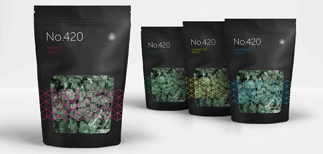 Pouches for cannabis flowers