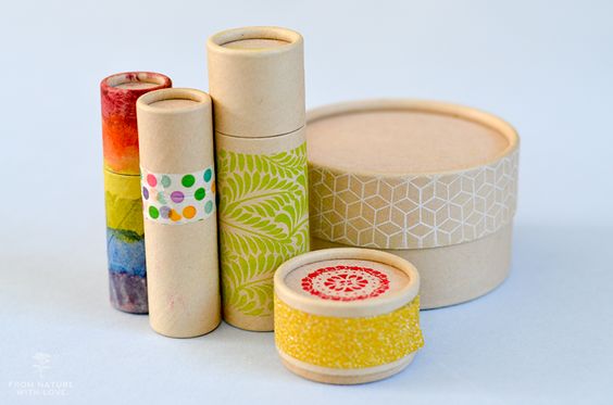 paper tubes as secondary packaging option for hemp or CBD oil