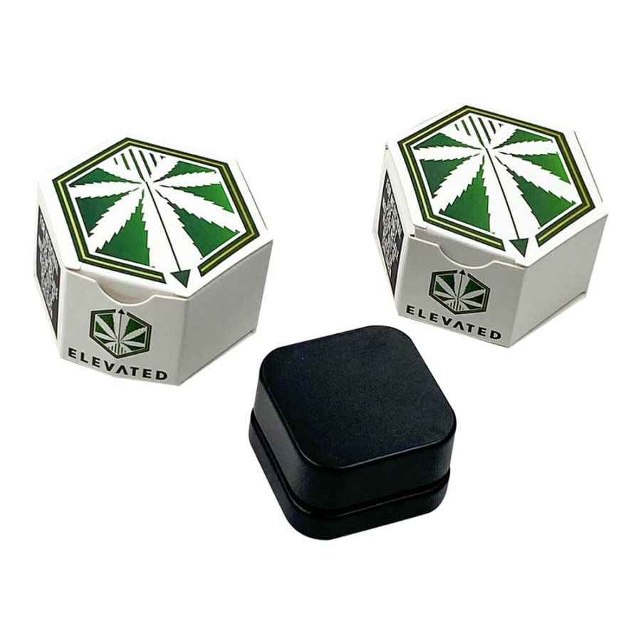 Hexagon Paper Boxes for Cannabis Wax Containers