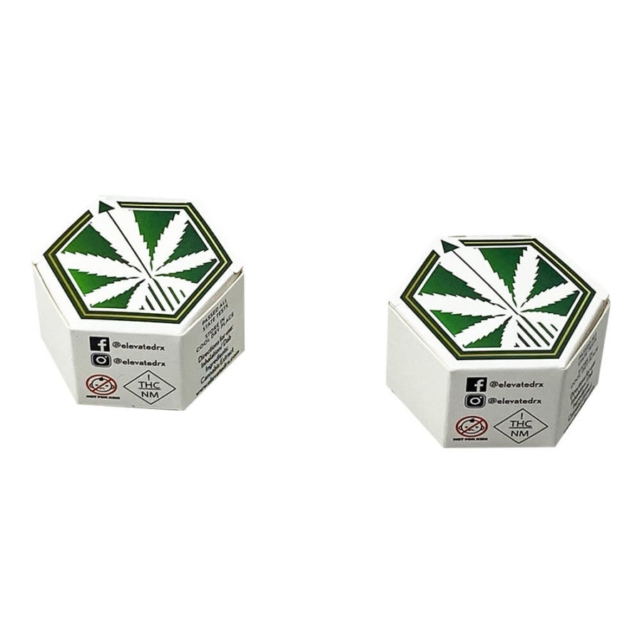 Hexagon shaped boxes for cannabis wax jars