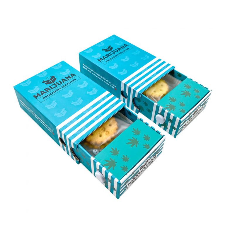 cannabis peanut butter cookies boxes