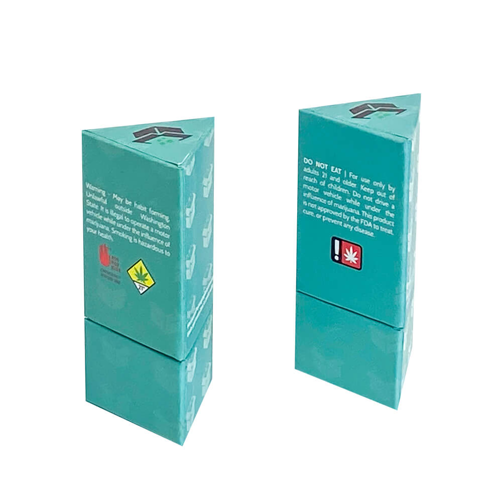 Child-Resistant Triangle Cartridge Box - Custom Branded