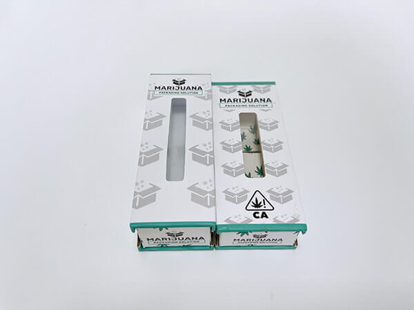 windowed custom vape cartridge packaging boxes