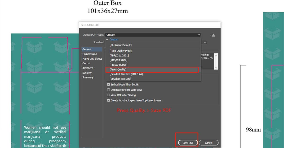 How to save PDF files in Adobe Illustrator for printing pic3-2