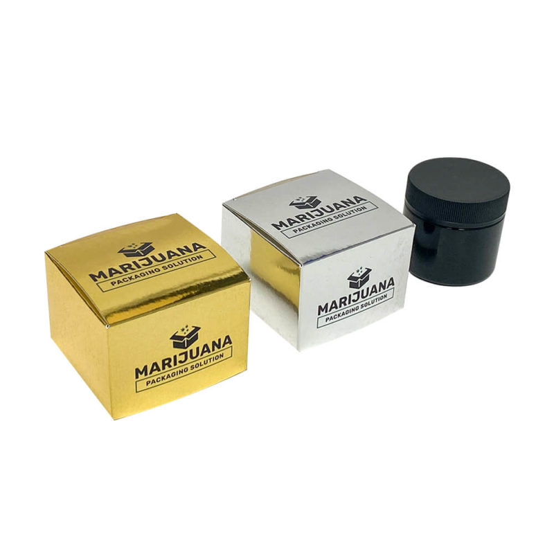 straight sided glass jars packaging box