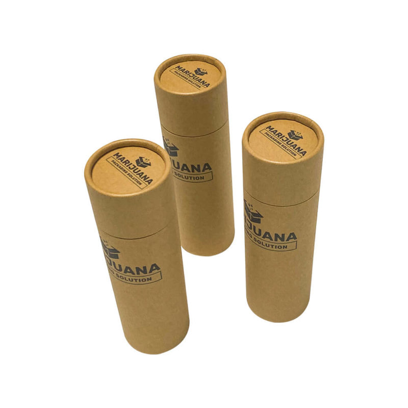 telescoping rigid tubes for pre rolls packaging