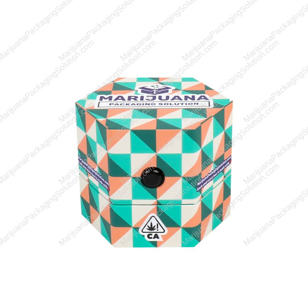 custom CR hexagon cardboard box