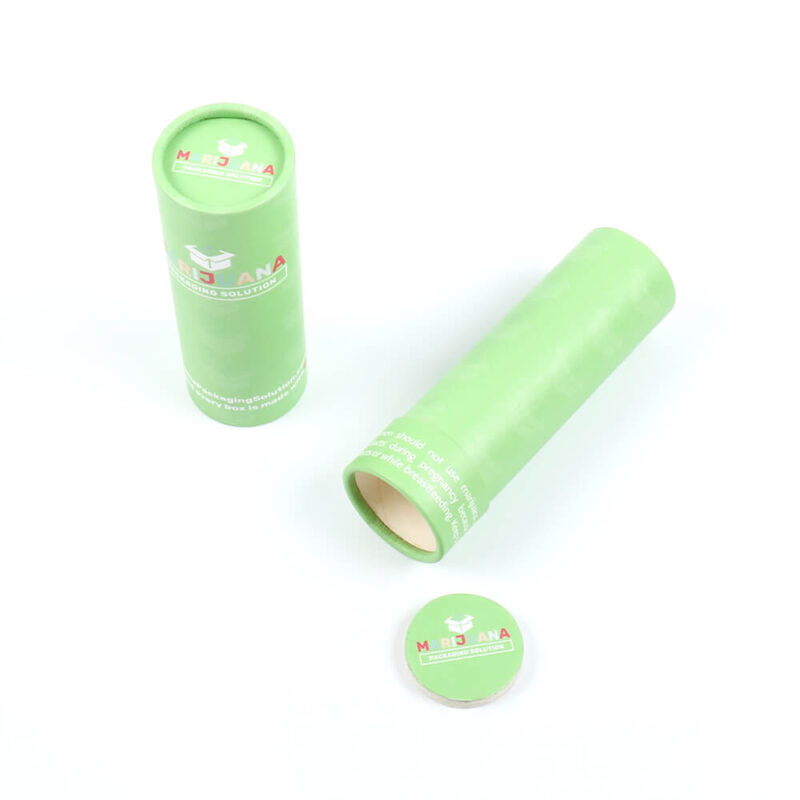 cbd deodorant packaging paper tube with push-up design