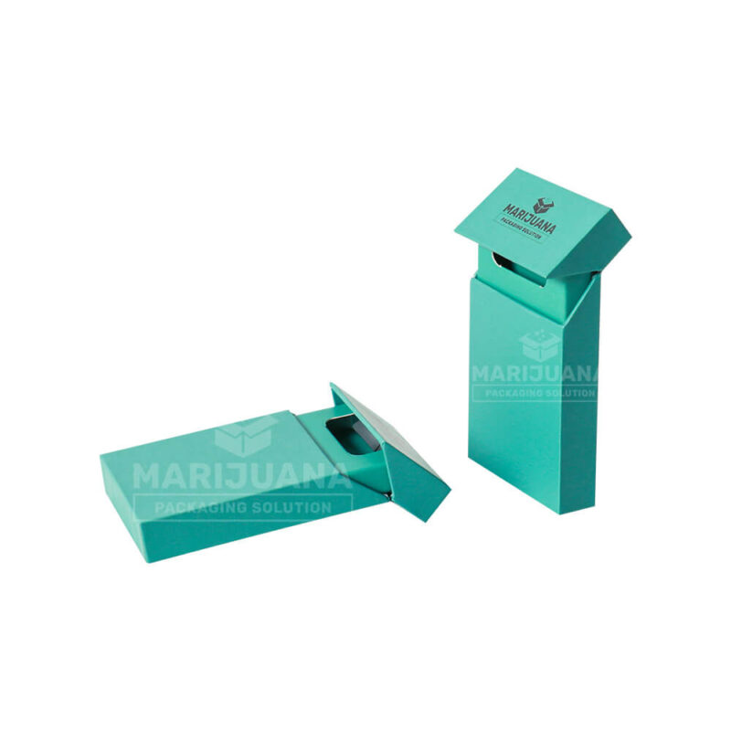 custom made empty paper flip top cigarette boxes