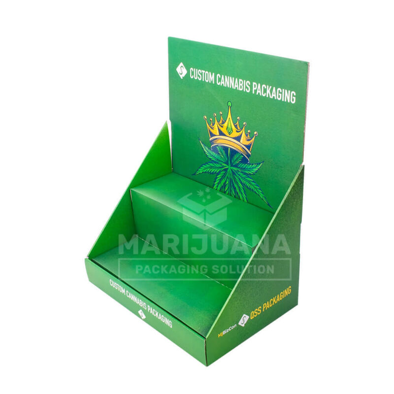 thick custom counter display box for weed shops