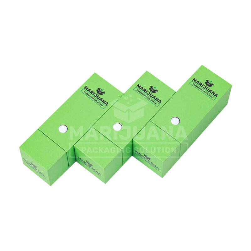 childsafe rigid cuboid boxes for dab pen packaging
