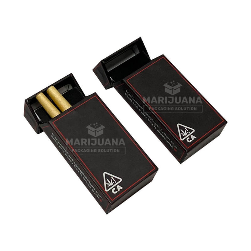 Paper Cigarette Box For Pre Roll Blunts Packaging