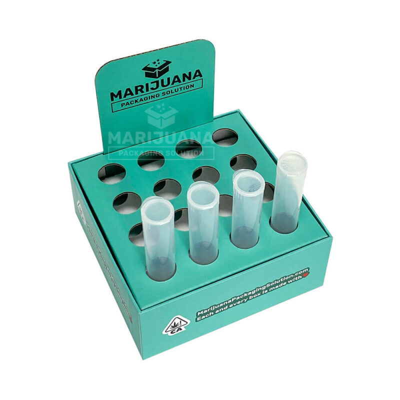 cardboard display boxes for pre-roll tubes