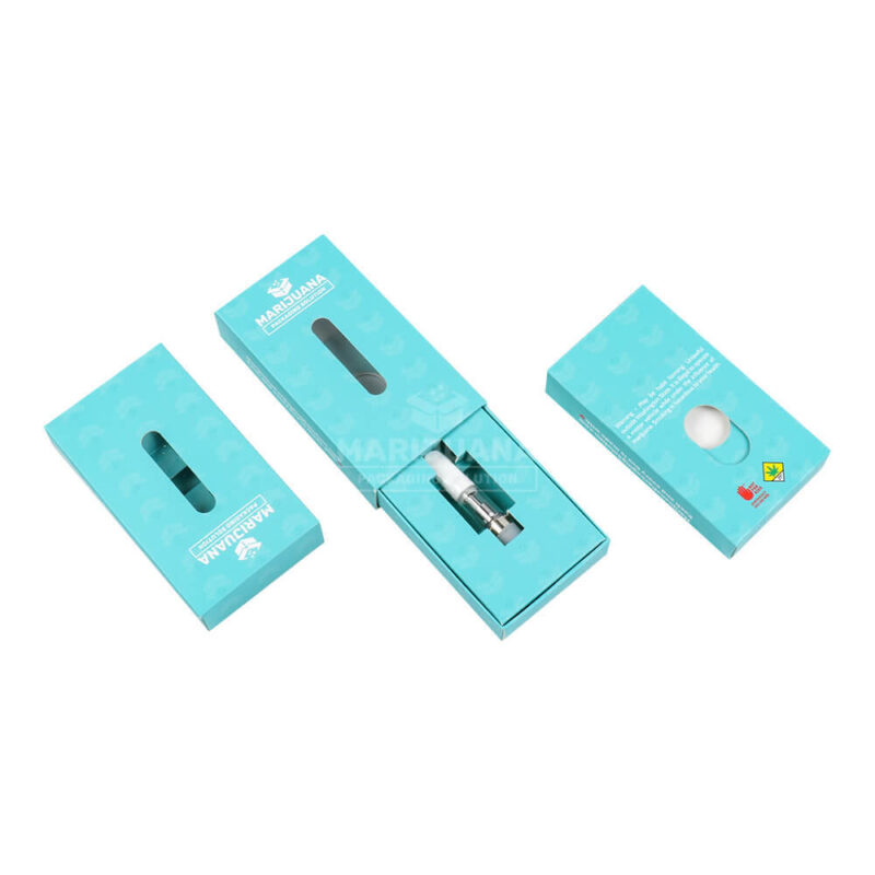 thc cartridge packaging box child-resistant all-paper