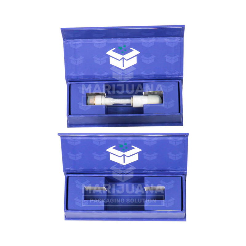 fully recyclable paper boxes for cannabis vape cartridge packaging