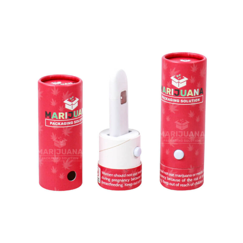 rigid cardboard tube for ccell disposable packaging