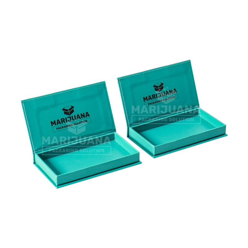 premium pre-roll packaging boxes with book-style flap