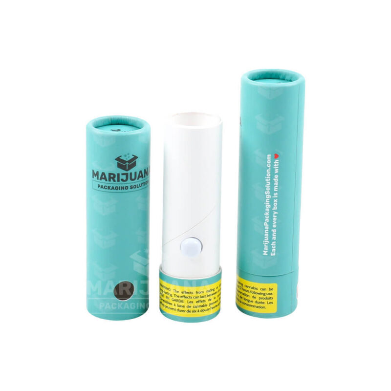 CRC Cardboard Tube packaging for cannagar and single pre-roll