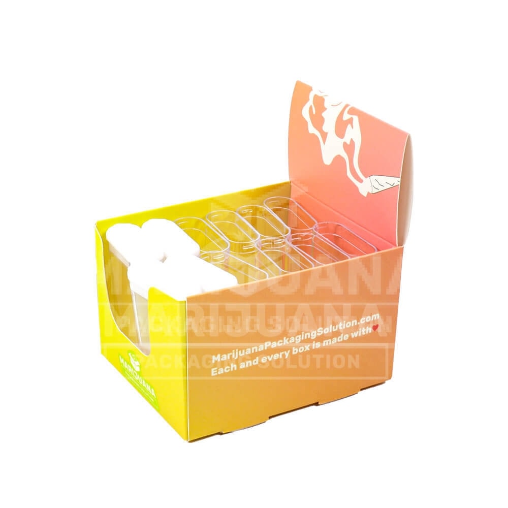 Custom Printed CBD Display Boxes - Front Cut Out Display Tray