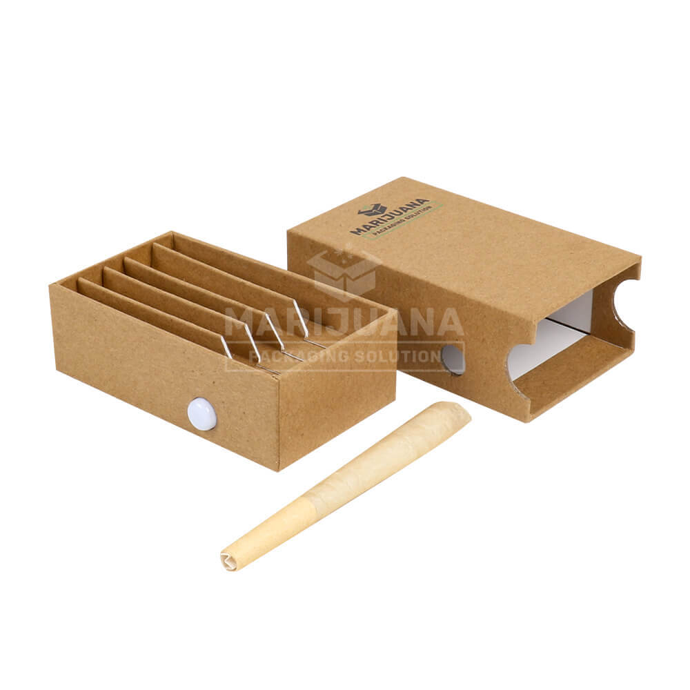 cannabis pre roll sliding box packaging