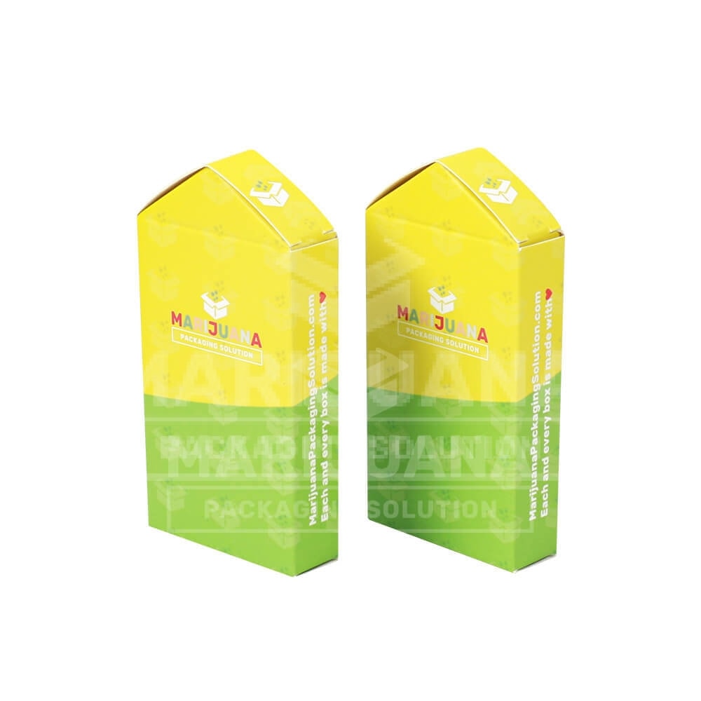 custom house-shaped boxes for 1ml vape cartridge packaging