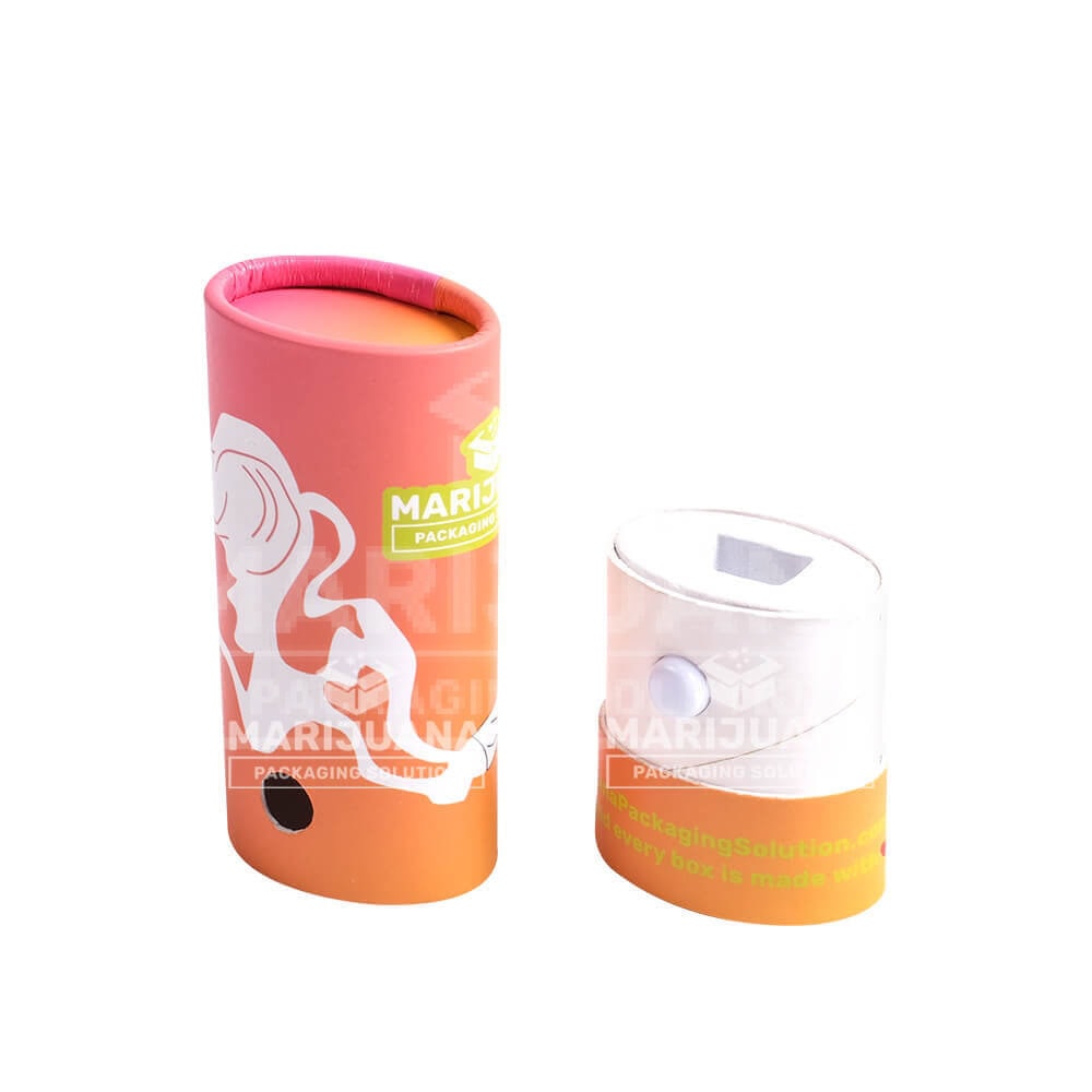 custom printing dab cartridge packaging paper tube