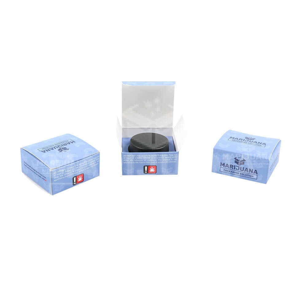 one-piece straight tuck end concentrate containers packaging boxes