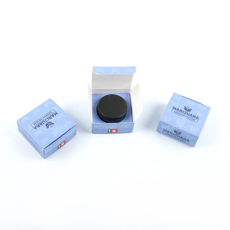 concentrate containers packaging boxes with one-piece paper insert