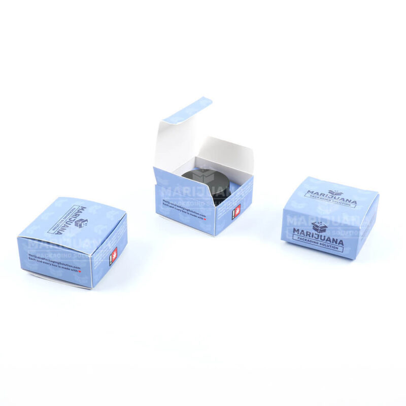 concentrate containers packaging box with connected paper insert