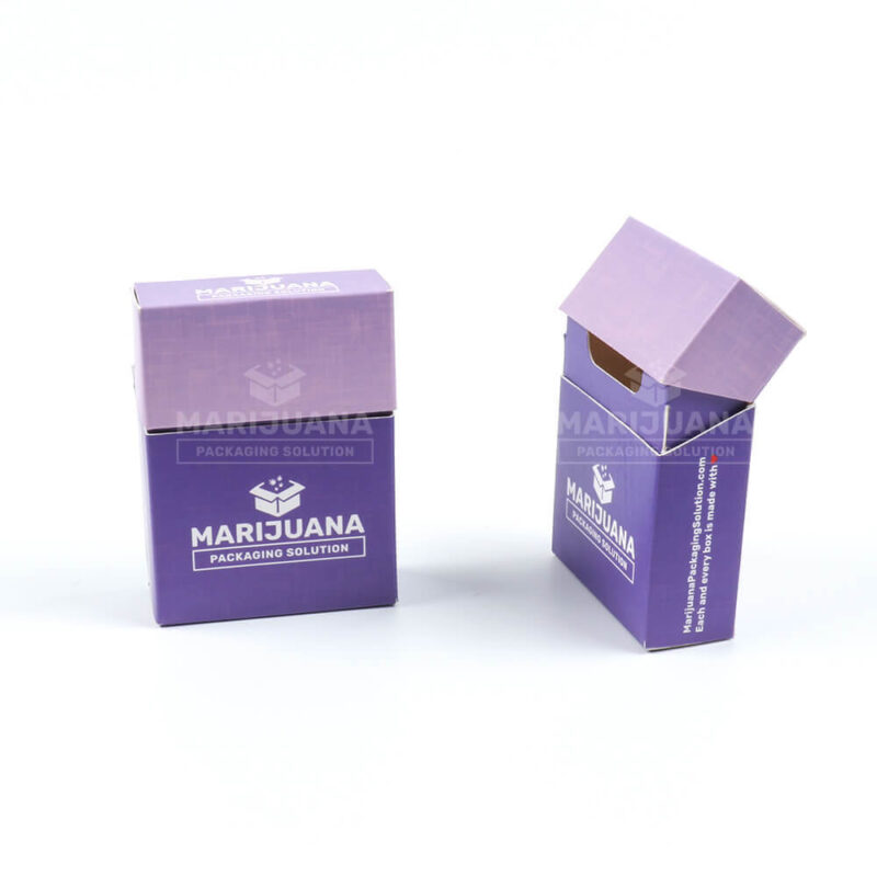 custom made paper cannabis cigarette box