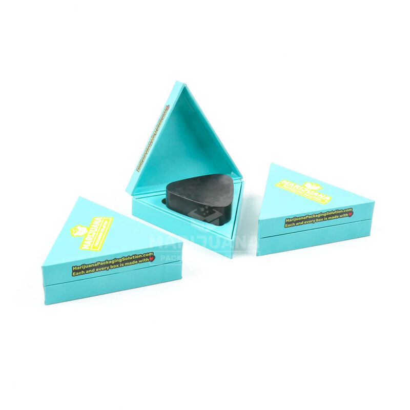 custom printed triangle magnetic closure box