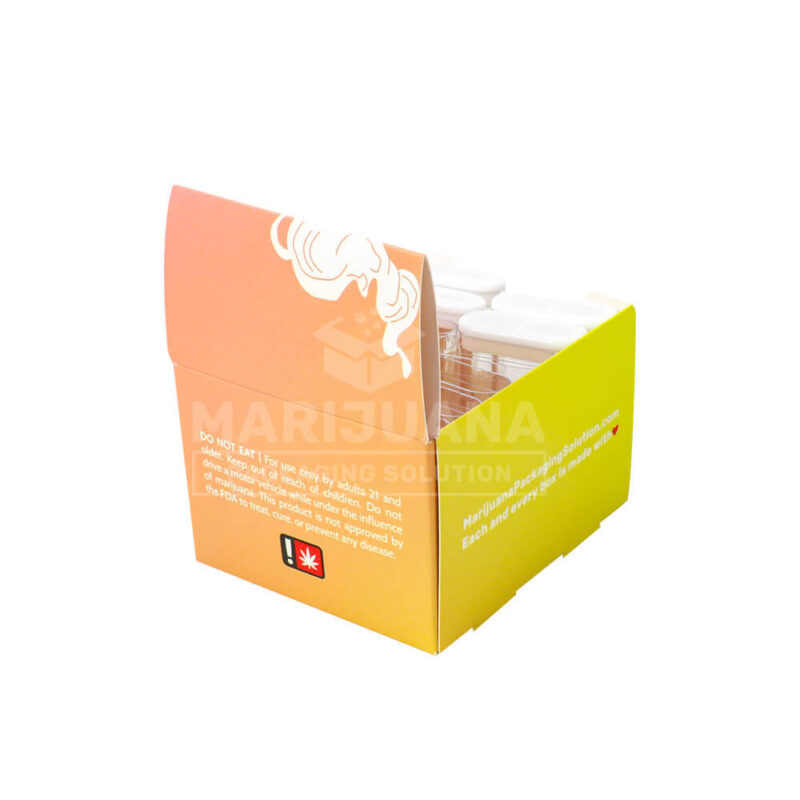 front cut out cbd display boxes
