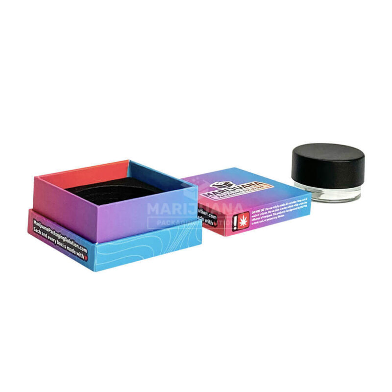 rigid gift box for concentrate container