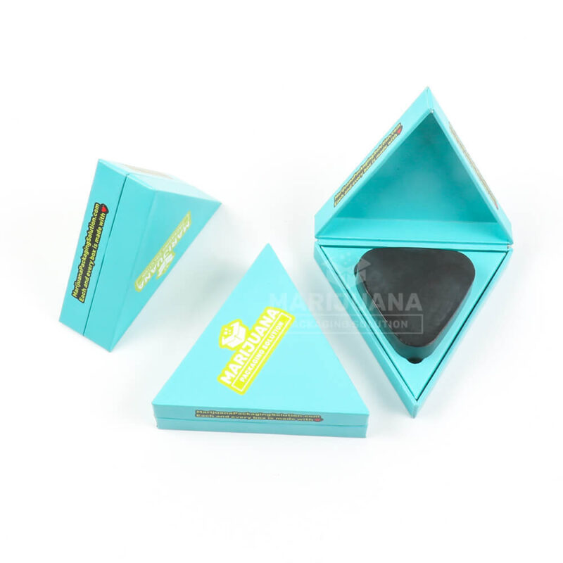 custom made triangle magnetic closure box