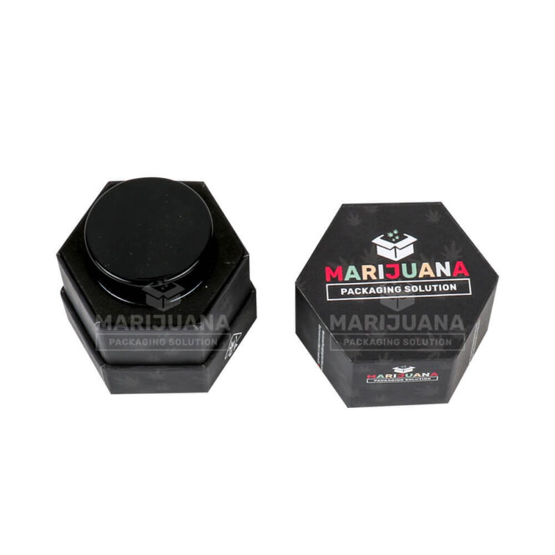 luxury custom concentrate packaging hexagon box