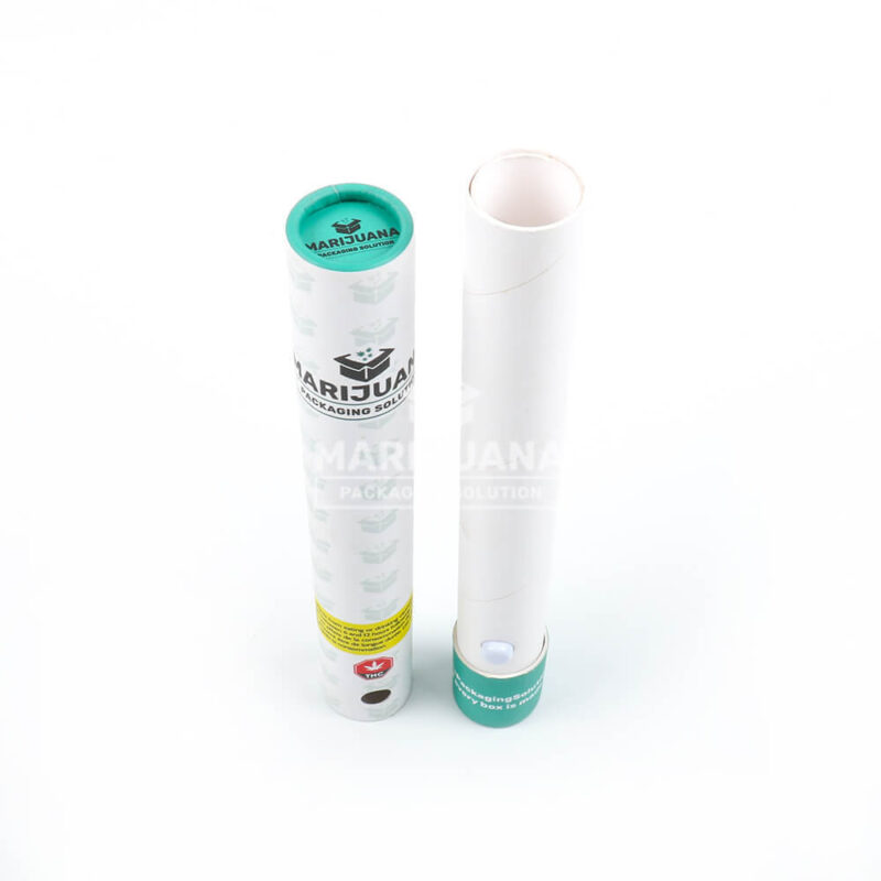child-resistant cardboard tube for thc honey sticks packaging