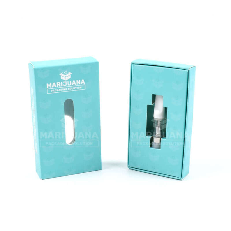 thc cartridge packaging boxes with CR tabs