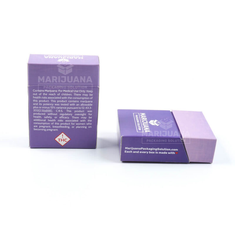 cannabis cigarette box for pre rolls and joints