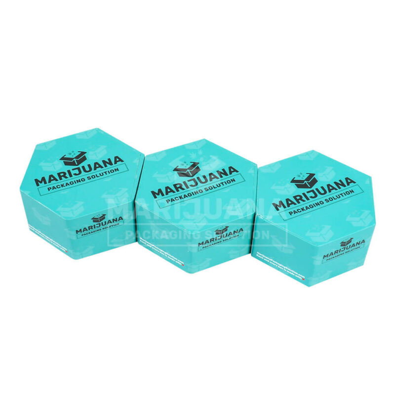 full telescopic hexagon boxes for pop vac jars packaging