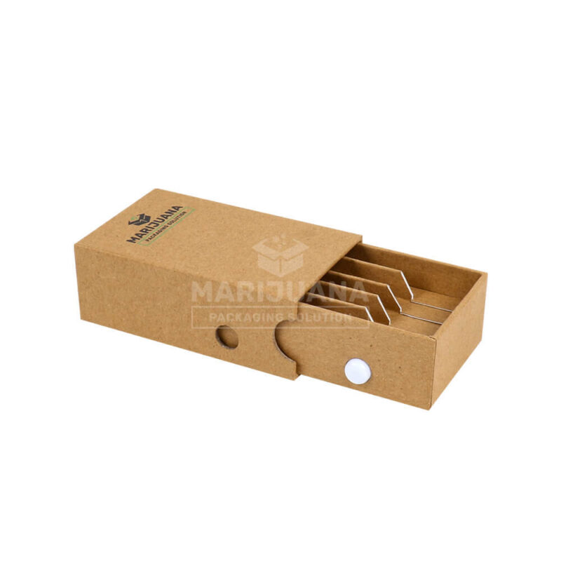 brown kraft sliding box packaging