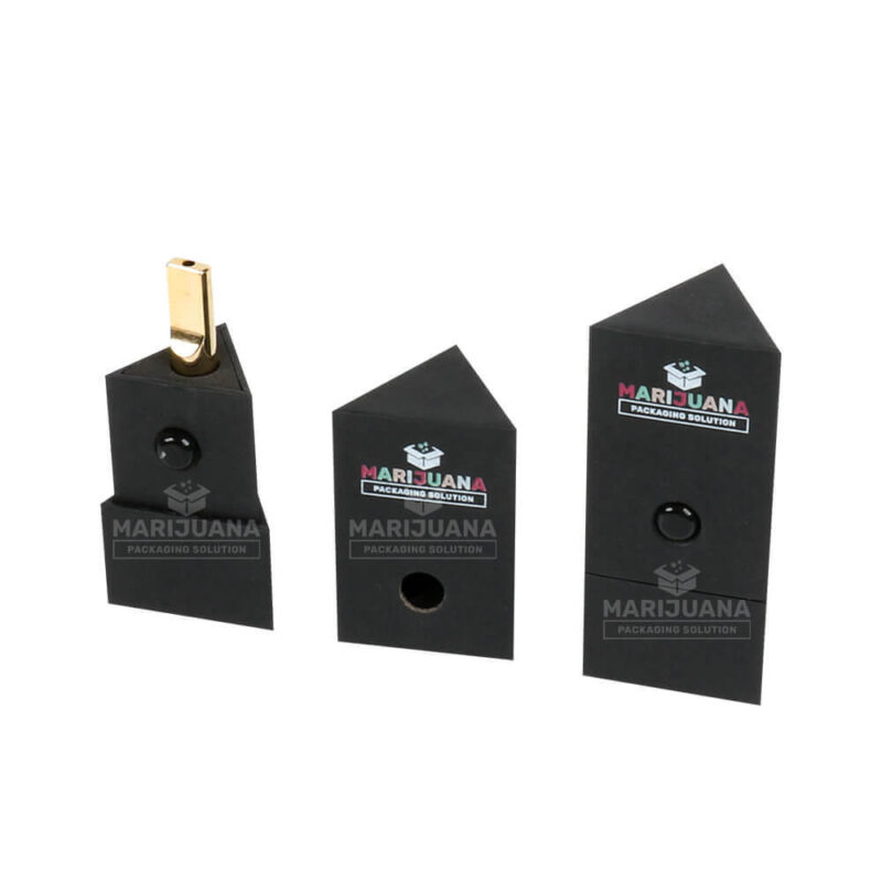 luxurious matte black box for AVD cartridge packaging