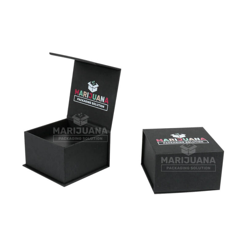 custom dab containers boxes for square concentrate jars