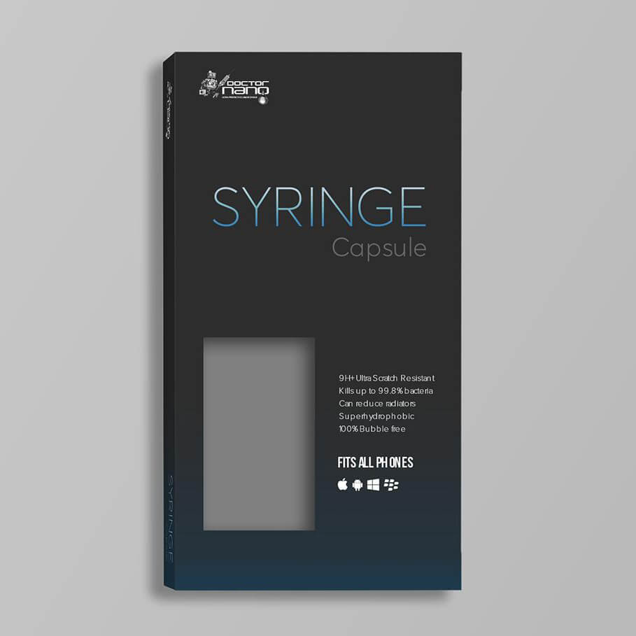 a paper box for THC syringe packaging