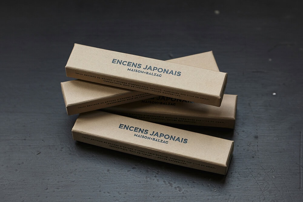 Slim kraft paper packaging boxes for Encens Japonais incense