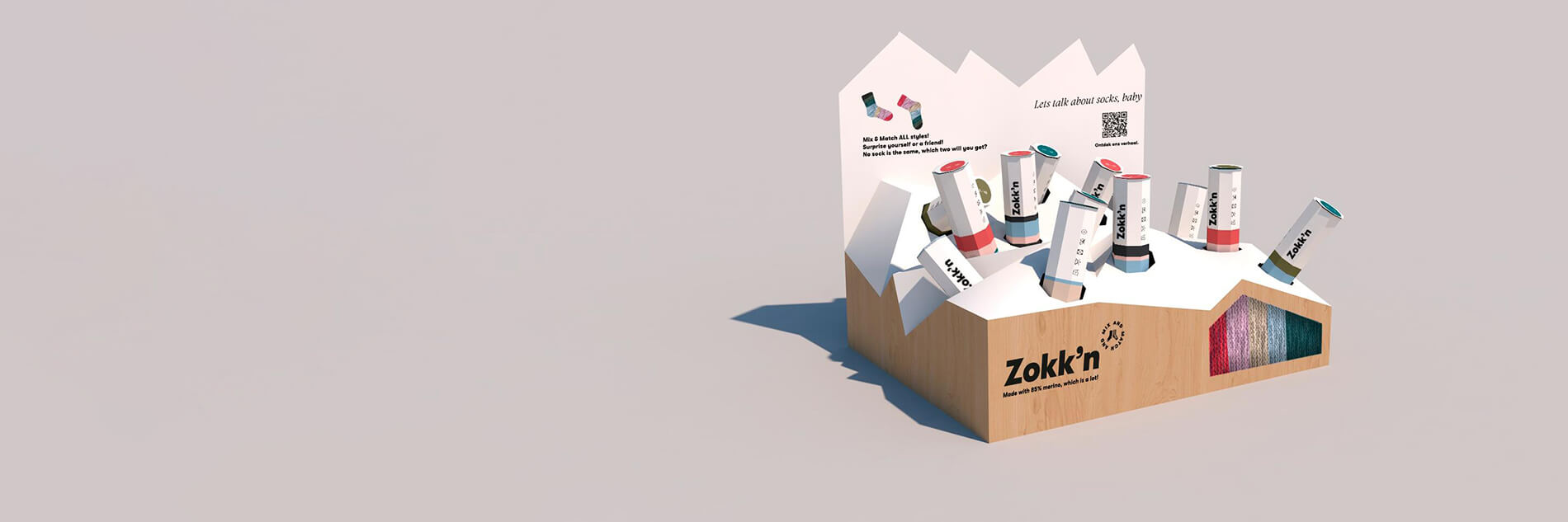 custom shaped boxes: a lot of octagon shaped boxes put on a paper display box
