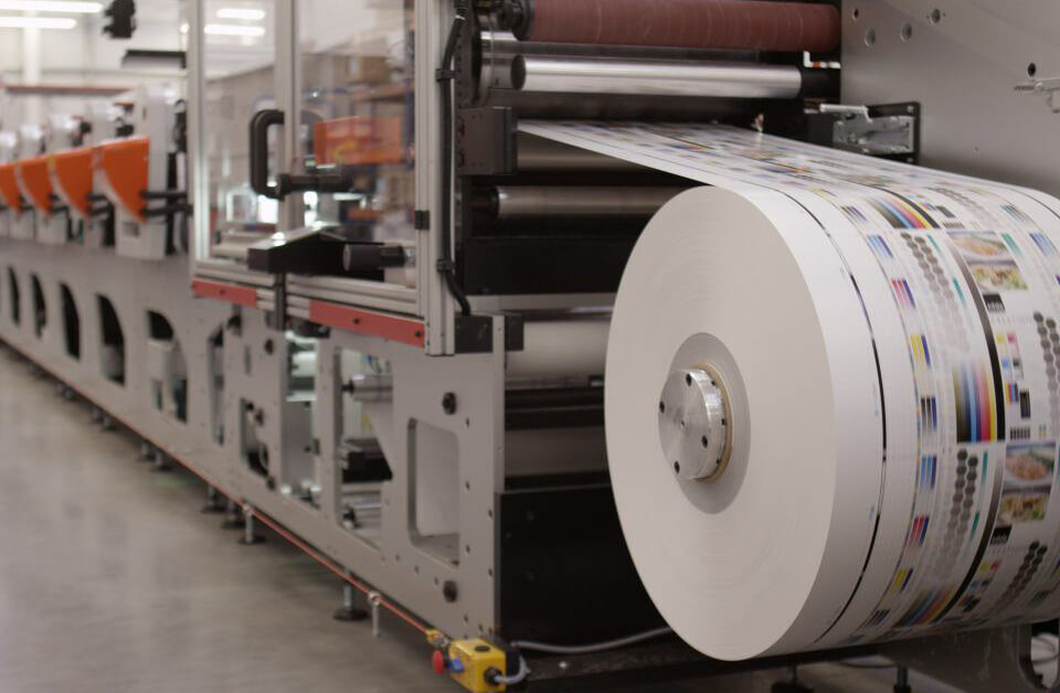 flexographic printing machine operating