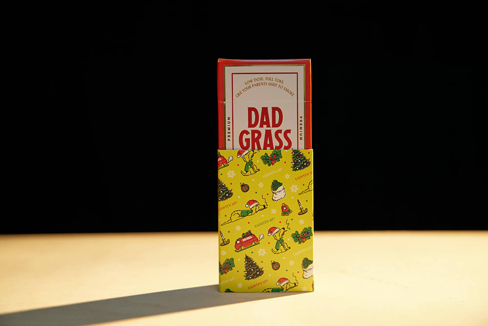 slide box packaging box for Dad Grass Pre-roll