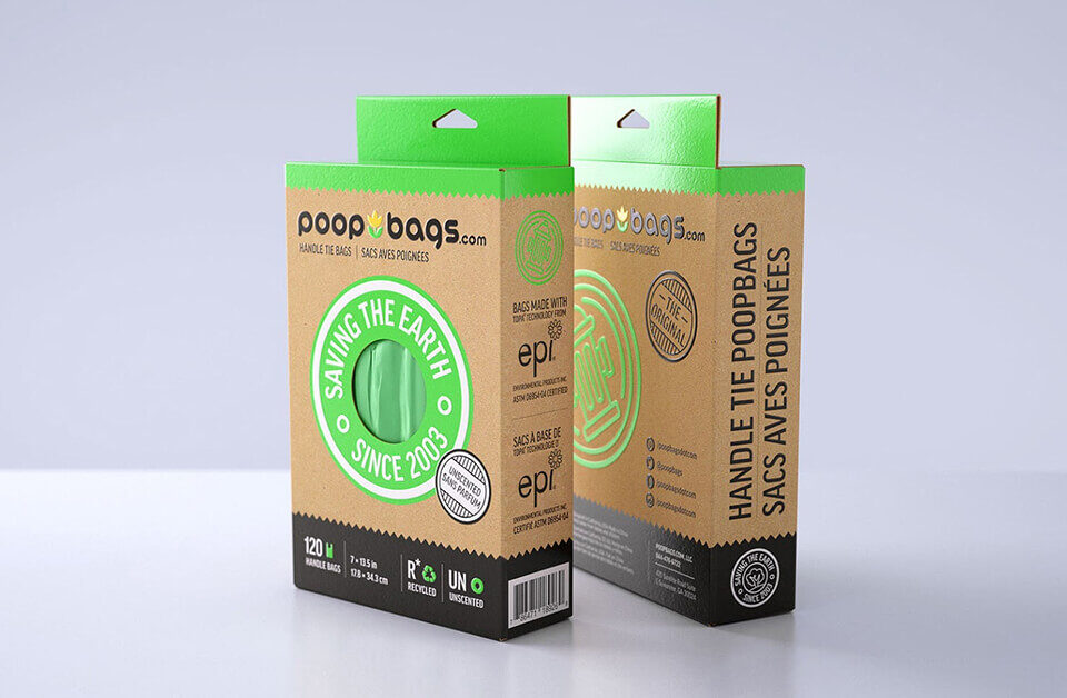 Eco-friendly hanger boxes for retail products with sustainable kraft packaging design