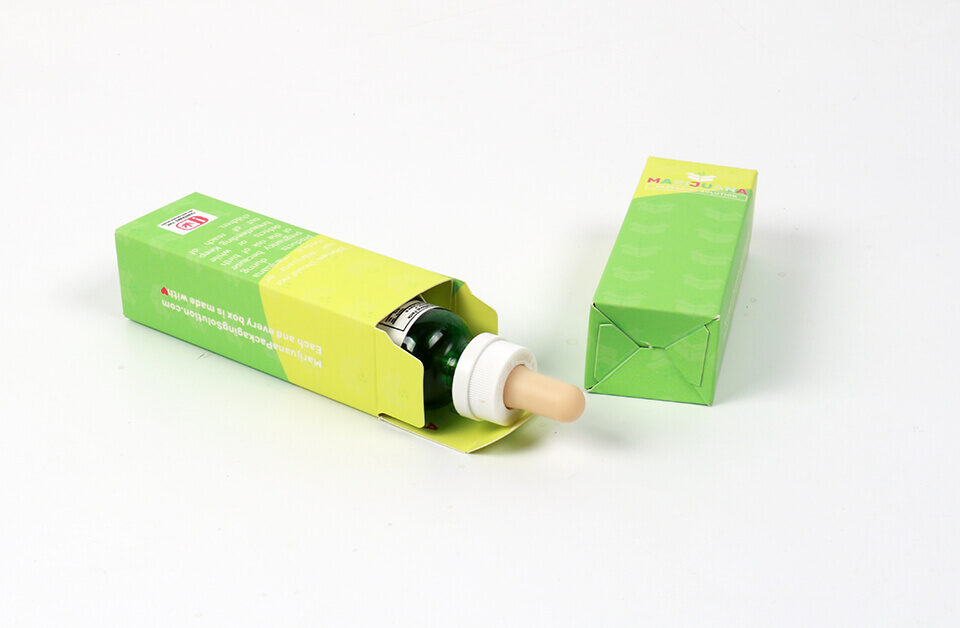 seal end boxes designed for cannabis tincture packaging